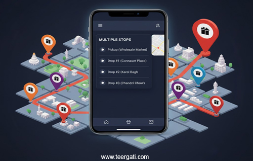 bulk & multi stop delivery teer gati